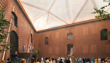 carlo ratti associati previews a kinetic canopy for modena’s former hospital