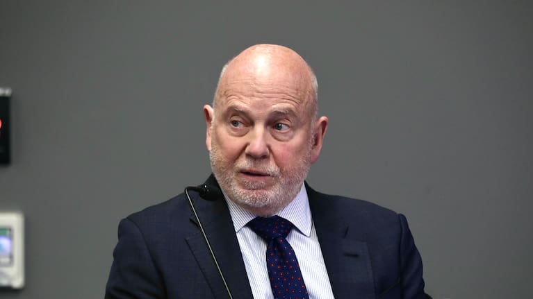 Philip Polkinghorne speaks at the inquest 