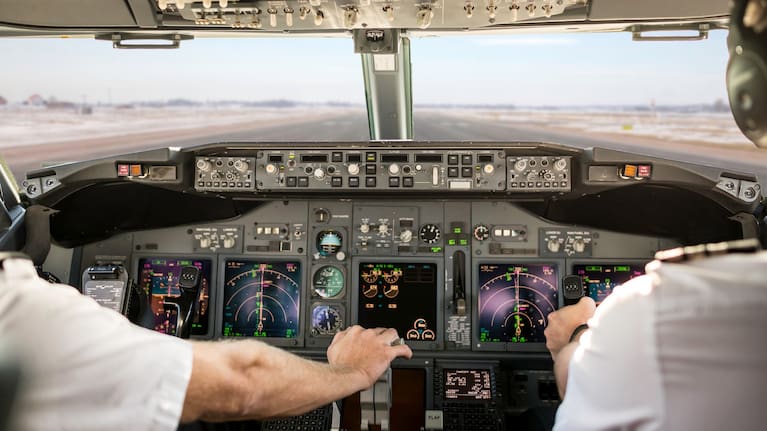 Airline pilots (file image).