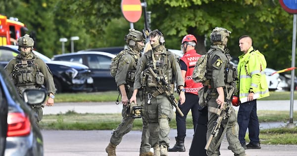 One dead after attacker with sword goes on rampage at Swedish school