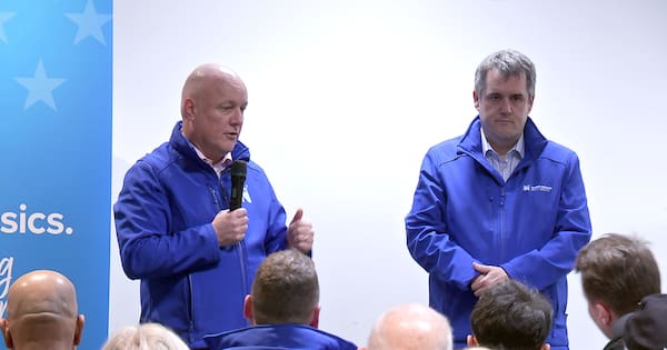 Luxon, Bishop press fondness for Hutt Valley in show of party unity