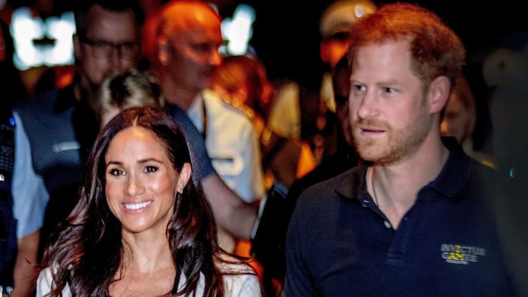 Prince Harry and his wife Meghan, Duchess of Sussex.