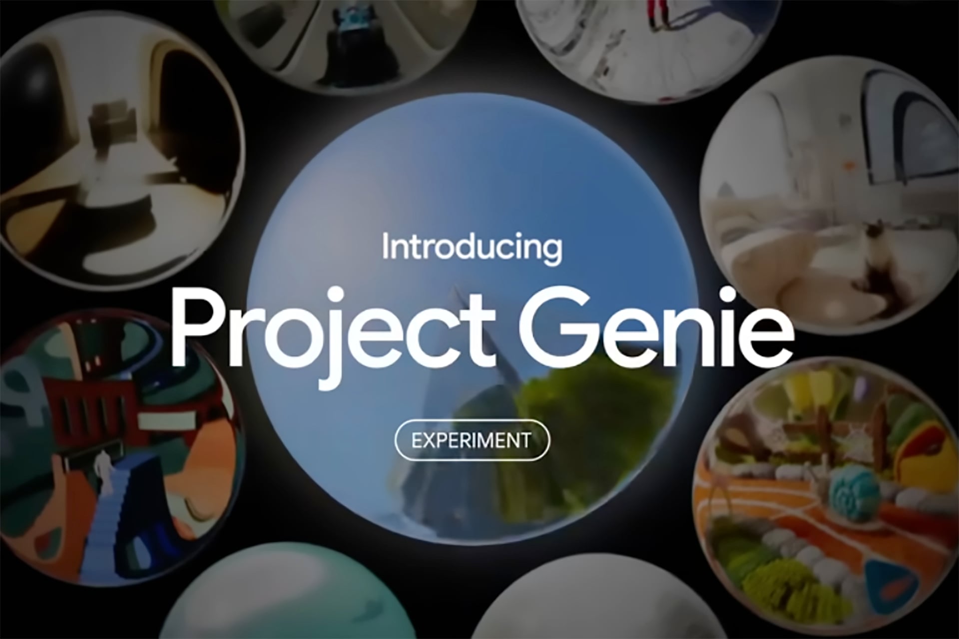 Image introducing Project Genie