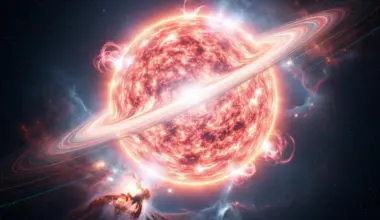 An AI-generated view of a supermassive star.