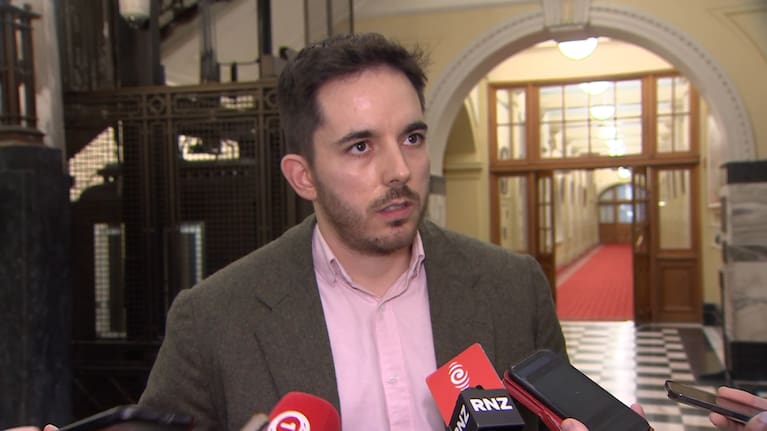 Ricardo Menéndez March speaks to media on July 30, 2024.