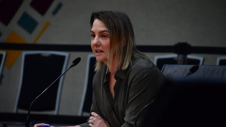 Rotorua Lakes Council community experience group manager Alex Wilson at a June 2025 meeting.