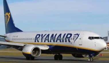 Broken engine parts smashed plane window in horror Ryanair flight
