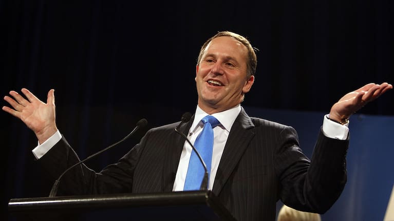 The now Sir John Key came to power as New Zealand prime minister in 2008. 