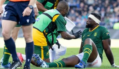 Inspirational Boks' skipper in doubt for first Test against All Blacks