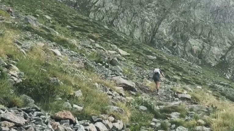 Sophie Woods crossed through eight countries on her traversal of the Alps. Credit: Zoe Salt