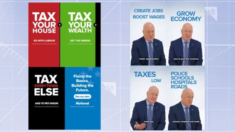 (Source: RNZ composite / Facebook screenshot)