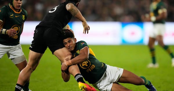 Springboks make two late changes for second test against All Blacks