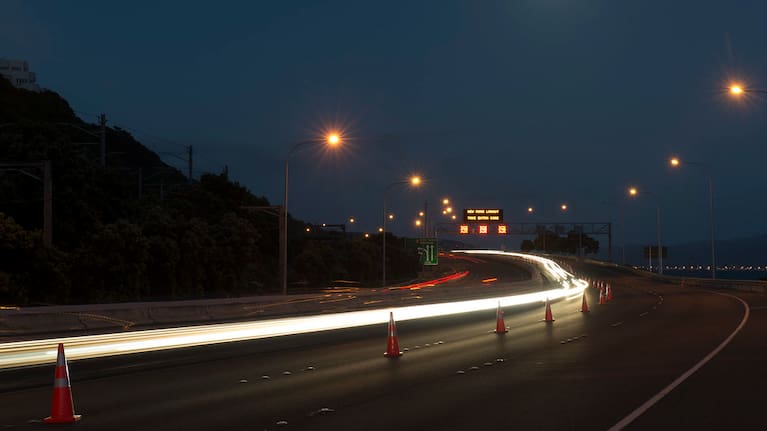 State Highway 1 between Johnsonville and the Terrace Tunnel in Wellington