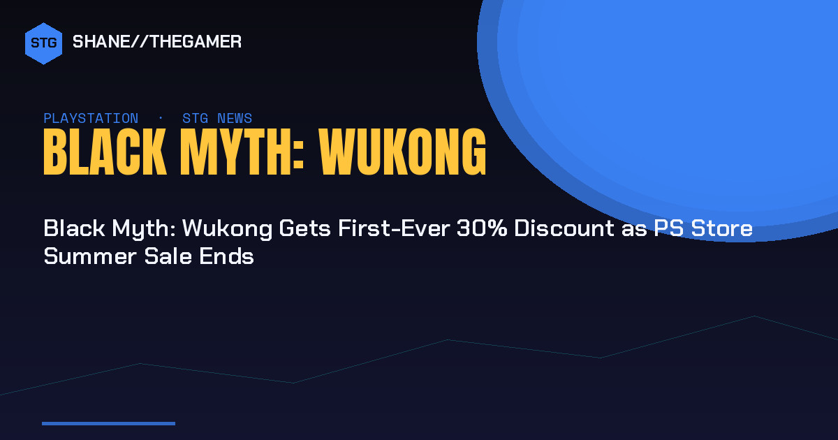 Black Myth: Wukong Gets First-Ever 30% Discount as PS Store Summer Sale Ends
