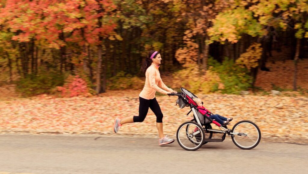 running with a stroller