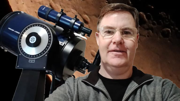 Tauranga Astronomical Society president David Greig.