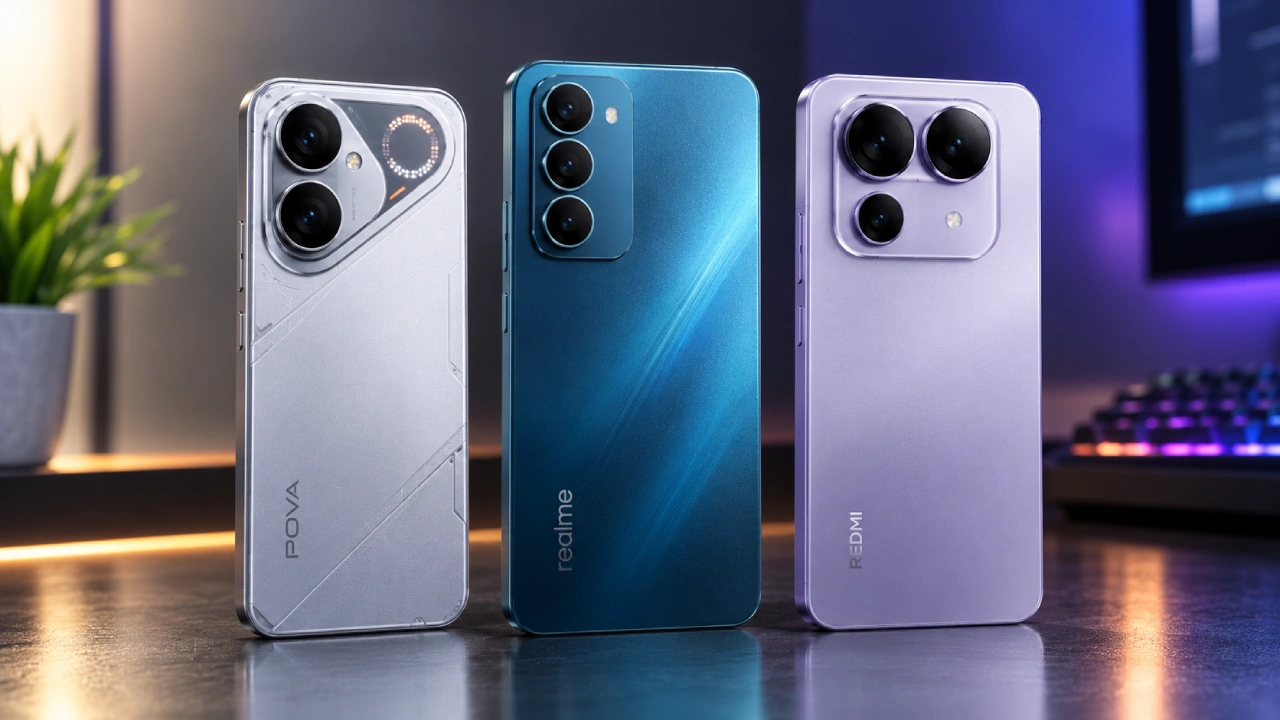 Tecno Pova 8 Pro 5G vs Realme 16x 5G vs Redmi Note 17 Pro 5G