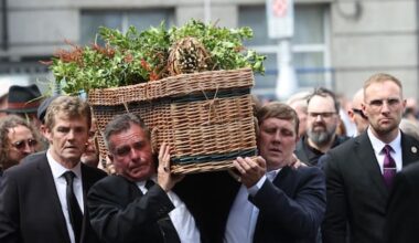 Actors, musicians among mourners at Glen Hansard's funeral