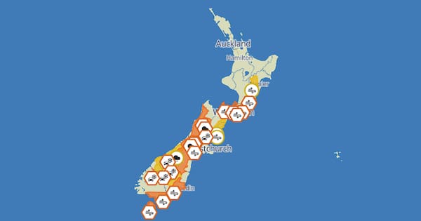New and upgraded weather warnings as fronts bring wind and rain