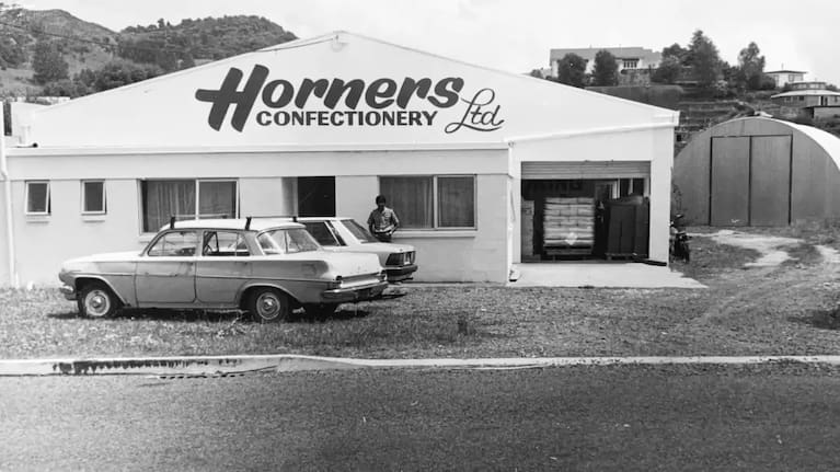 The original Horners Confectionary factory in Te Kuti.