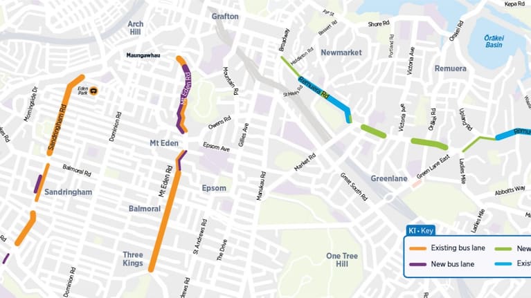 The proposed changes for some of Auckland's busiest roads.