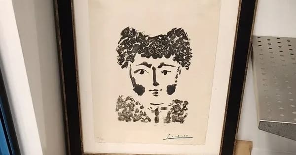 Picasso print stolen from US gallery in 2018 found in vacant apartment