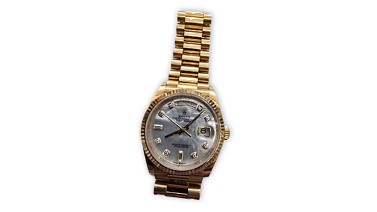 The watch was recovered by police in 2023.