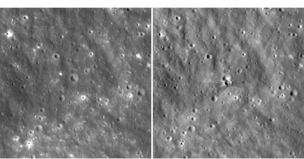 NASA shares images after SpaceX rocket slams into Moon