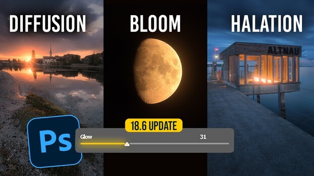 Camera Raw Glow Slider: Bloom vs Halation