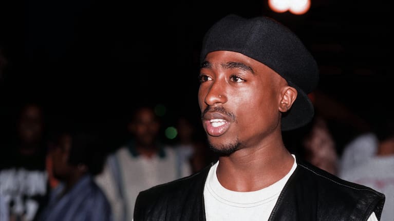 US rapper Tupac Shakur photographed in 1993.