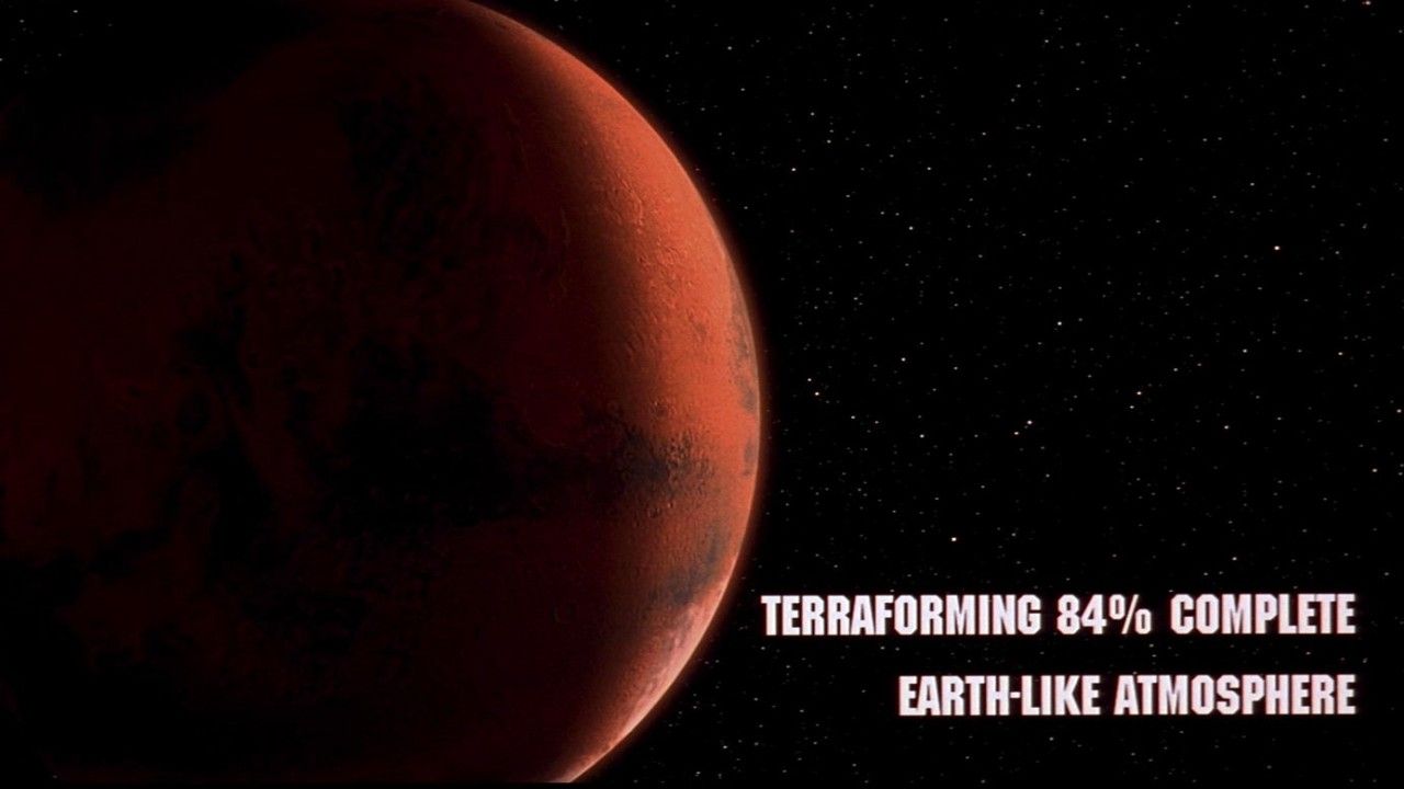 Still from the movie Ghosts of Mars (2001).