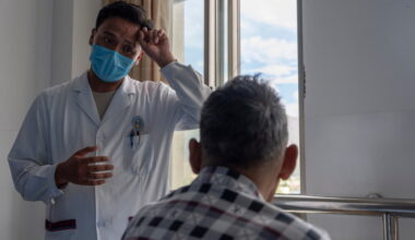 Photos show traditional and conventional medical care in Tibet