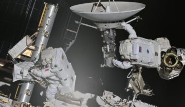Astronauts make history repairing the ISS photo of the day for Aug. 25, 2026