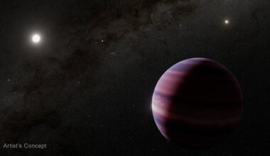Artist's concept of a gas giant orbiting Alpha Centauri. Credit - NASA, ESA, CSA, STScI, R. Hurt (Caltech/IPAC)