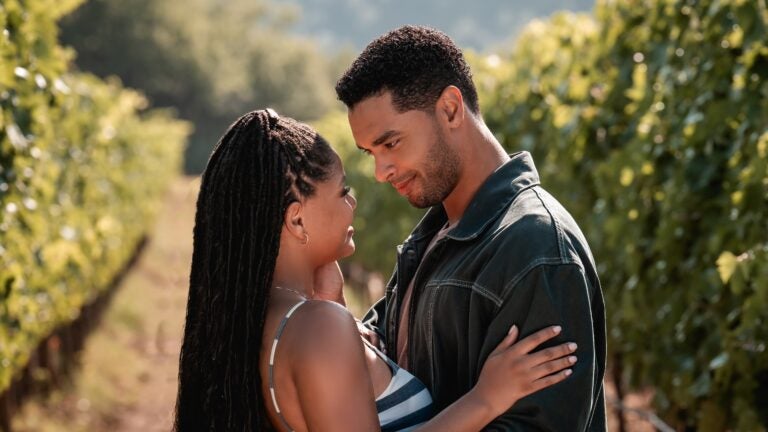 Halle Bailey and Regé-Jean Page star in “You, Me & Tuscany.”
