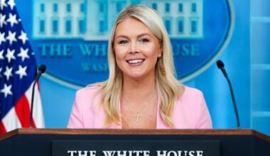 White House press secretary Karoline Leavitt to leave role