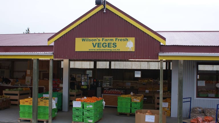 Wilson's Vege Stall in Winton, Southland