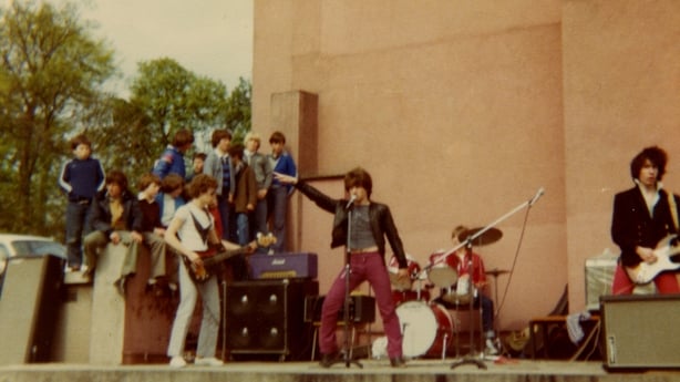 U2 in 1977 at Mount Temple