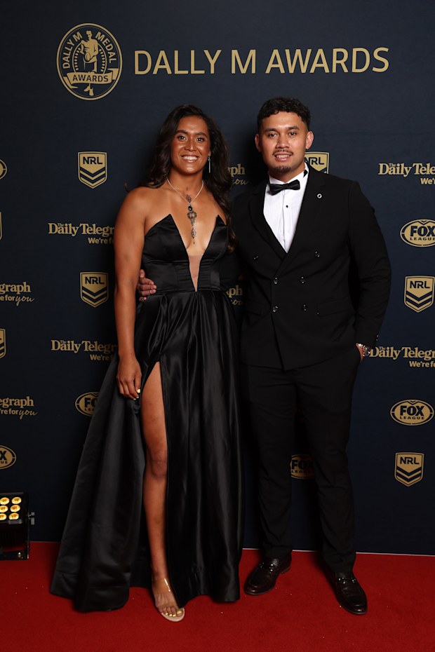SYDNEY, AUSTRALIA - SEPTEMBER 30: Laikha Clarke of the Gold Coast Titans arrives ahead of the 2026 Dally M Awards at The Cutaway, Barangaroo on September 30, 2026 in Sydney, Australia. (Photo by Mark Metcalfe/Getty Images)