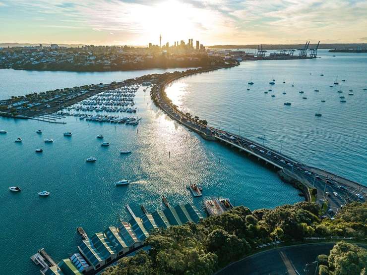 Shed 8, one of the iconic boatshed’s on Ngapipi Road, is heading to auction on October 8. Photo / Supplied