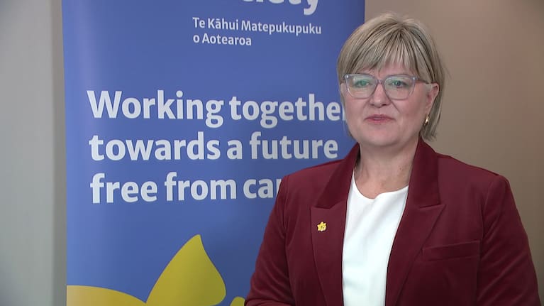 Cancer Society chief executive Nicola Coom.