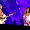 Daisy Chain Fields brought together an intergenerational group of performers, including Lilith Fair founder Sarah McLachlan, left, and pop star Olivia Rodrigo, who led the festival.