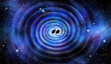 Black Hole Merger Illustration