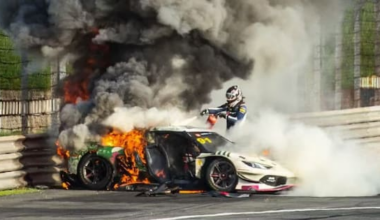 'Owe you my life': Dutch racing driver pulls rival from fiery crash