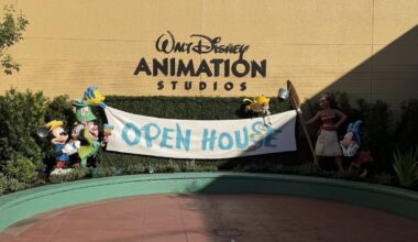 walt disney animation studios open house sign to enter magic of disney animation attraction