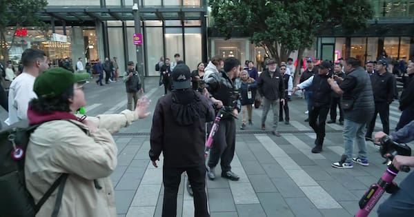 Migrant bus drivers' rally disrupted by confrontation in Auckland
