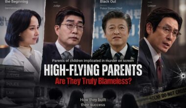 Parents of children implicated in killings appear across recent Korean dramas and films, most of them doctors, judges, police station chiefs and lawyers holding entrenched social privilege. Courtesy of Coupang Play, ENA and Hive Media Corp, captured from MBC