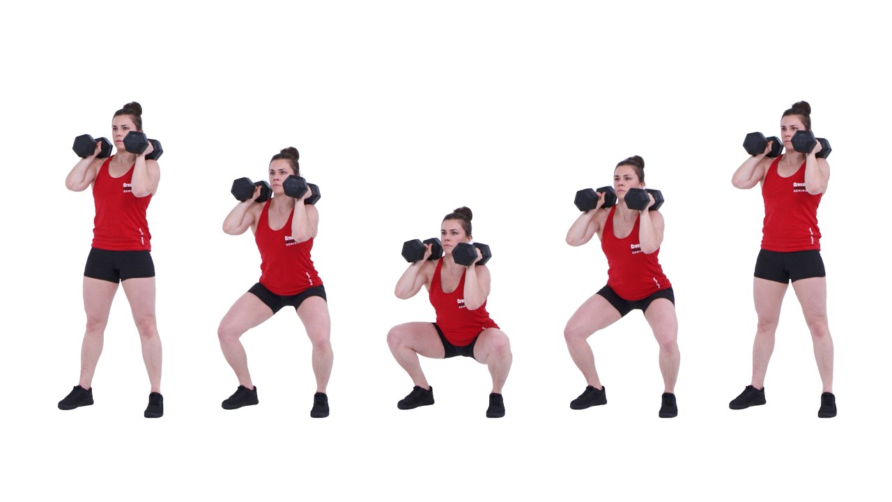 The Dumbbell Front Squat - YouTube