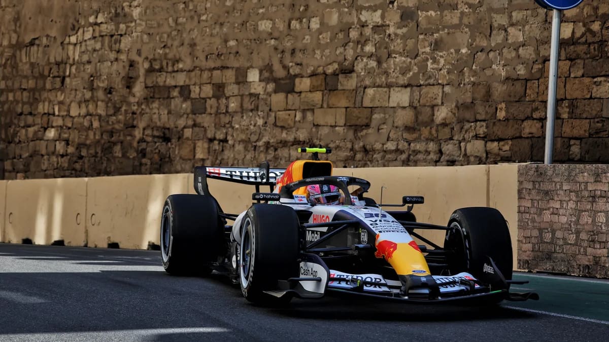 Formula 1: Liam Lawson solid on opening day of Azerbaijan Grand Prix, has near miss with Ferrari’s Lewis Hamilton