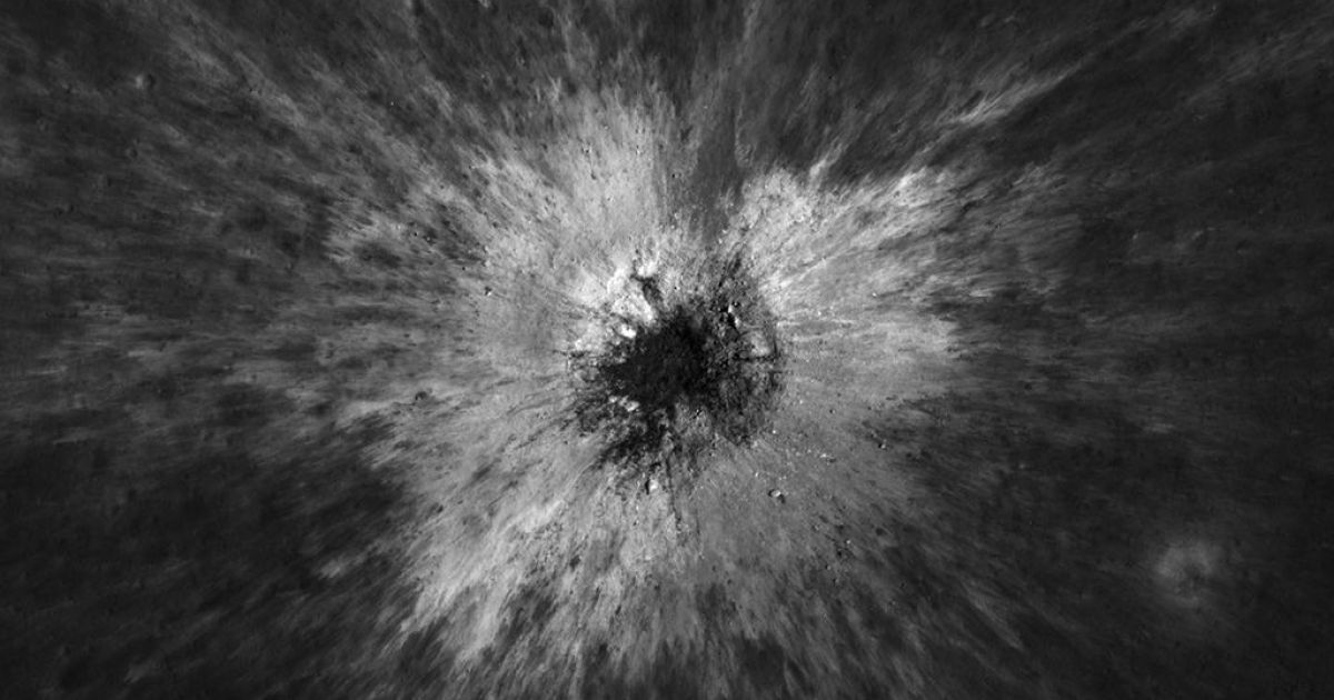 Scientists spot a new crater on the Moon